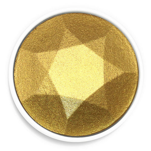 Finetec Coliro Pearl Watercolours Single Pan - Golden Topaz (C066) - - Watercolours - Bunbougu