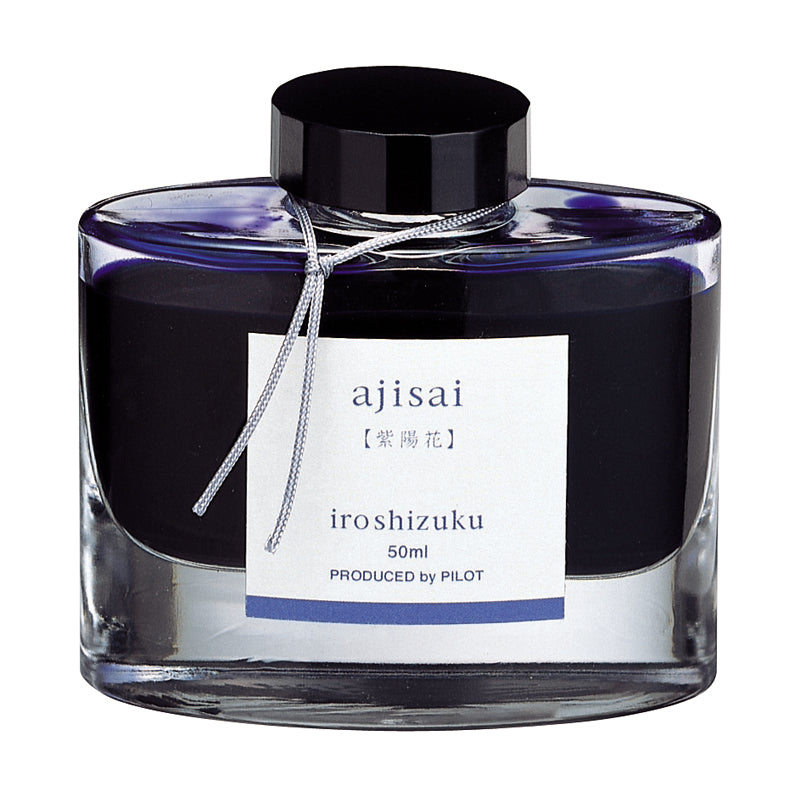 Pilot Iroshizuku Bottled Fountain Pen Ink - 50 ml - Ajisai (Hydrangea) - Bottled Inks - Bunbougu
