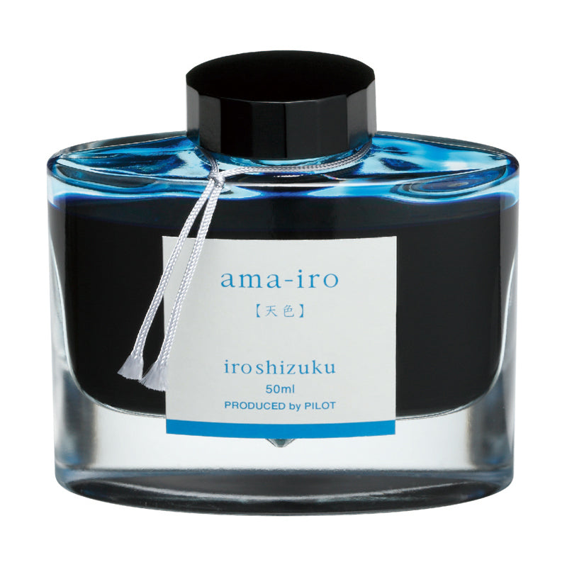 Pilot Iroshizuku Bottled Fountain Pen Ink - 50 ml - Ama-iro (Sky Blue) - Bottled Inks - Bunbougu