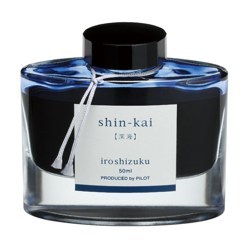 Pilot Iroshizuku Ink - 50 ml Bottle - Shin-kai (Deep Sea) - Bottled Inks - Bunbougu