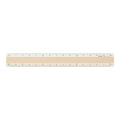 Midori Aluminium Wooden Ruler - Limited Edition - Light Wood/Ivory - 15 cm -  - Rulers - Bunbougu