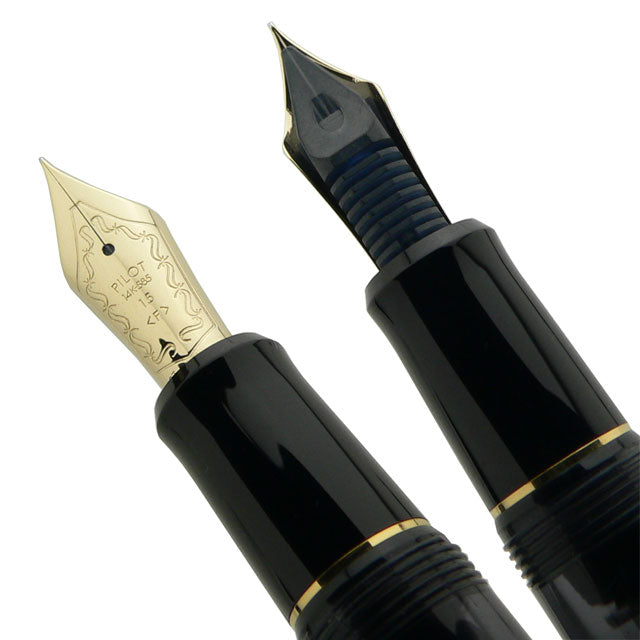 Pilot Custom 823 Fountain Pen Gift Set - Black - 14k Gold -  - Fountain Pens - Bunbougu