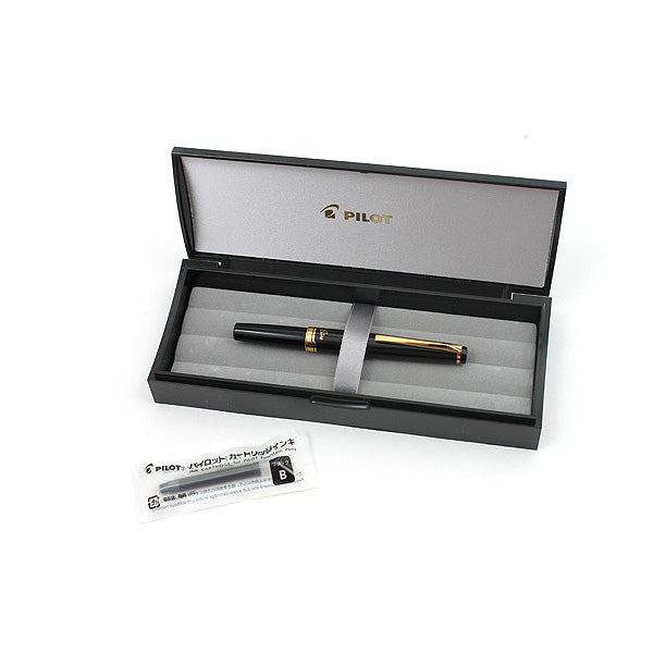 Pilot Elite E95S Fountain Pen - Black Body - 14k Gold - Medium Nib -  - Fountain Pens - Bunbougu