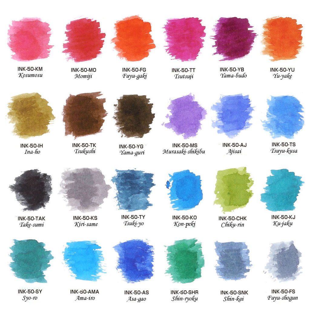 Pilot Iroshizuku Bottled Fountain Pen Ink - 50 ml - - Bottled Inks - Bunbougu
